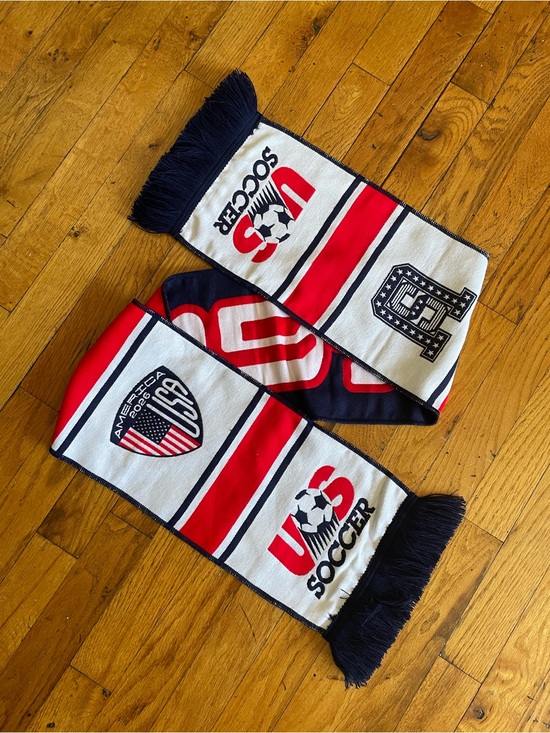 Virgil Abloh x Nike Other - US Soccer Red White & Navy Fan Scarf World Cup 2026
